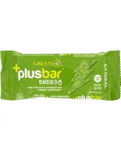 Greens Plus Energy Bar - PlusBar - Energy Natural - 2.08 oz - Case of 12