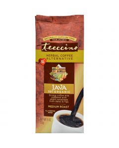 Teeccino Mediterranean Herbal Coffee - Java - Medium Roast - Caffeine Free - 11 oz