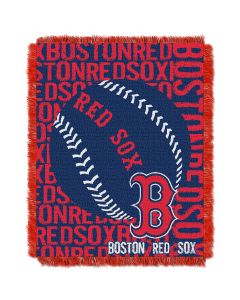 The Northwest Company Red Sox  48x60 Triple Woven Jacquard Throw - Double Play Series