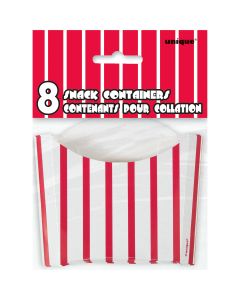 Unique Industries Snack Containers 3.75"X3.25"X1.25" 8/Pkg-
