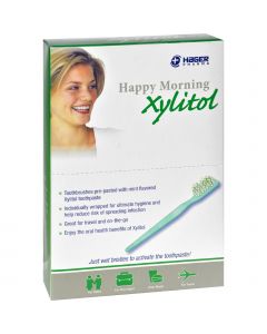 Hager Pharma Toothbrush - with Xylitol - Happy Morning - 1 Case