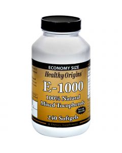 Healthy Origins E-1000 - 1000 IU - 240 Softgels