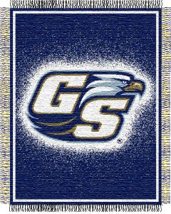 The Northwest Company GA Southern "Focus" 48"x60" Triple Woven Jacquard Throw (College) - GA Southern "Focus" 48"x60" Triple Woven Jacquard Throw (College)