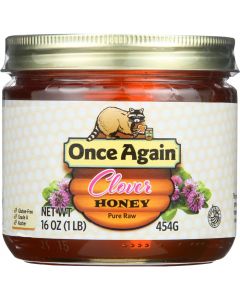 Once Again Honey - Natural - Clover - 1 lb - case of 12