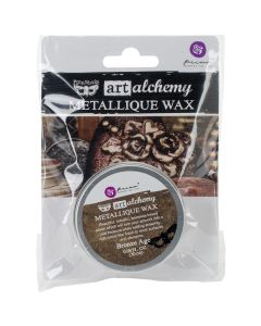 Prima Marketing NEW! Finnabair Art Alchemy Metallique Wax .68 Fluid Ounce-Bronze Age
