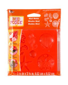 Plaid:Craft Mod Podge Mod Mold 3.75"X3.75"-Sea Life