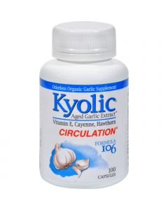 Kyolic Aged Garlic Extract Healthy Heart Formula 106 - 100 Capsules