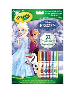 Crayola Coloring & Activity Pad W/Markers-Disney Frozen
