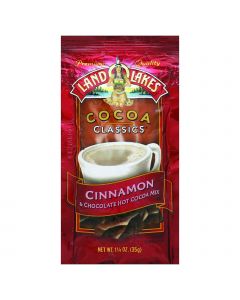 Land O Lakes Cocoa Classic Mix - Cinnamon and Chocolate - 1.25 oz - Case of 12
