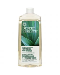 Desert Essence Natural Refreshing Tea Tree Oil Mouthwash - 16 fl oz