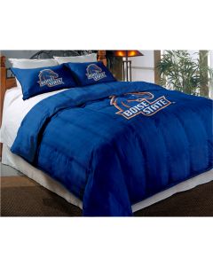The Northwest Company Boise State Twin/Full Chenille Embroidered Comforter Set (64"x86") with 2 Shams (24"x30") (College) - Boise State Twin/Full Chenille Embroidered Comforter Set (64"x86") with 2 Shams (24"x30") (College)