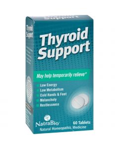 NatraBio Thyroid Support - 60 Tablets