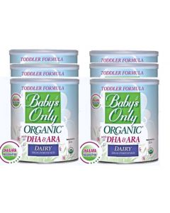 Baby's Only Organics Toddler Formula - Organic Lactose Free with DHA and Ara - Case of 6 - 12.7 oz