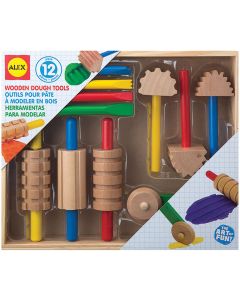 Alex Toys Wooden Dough Tools 11/Pkg-