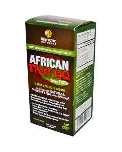 Genceutic Naturals African Mango Plus Green Tea - 500 mg - 60 Vcaps