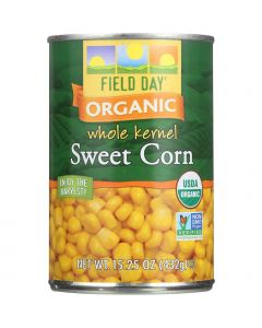 Field Day Sweet Corn - Organic - Whole Kernel - 15.25 oz - case of 12