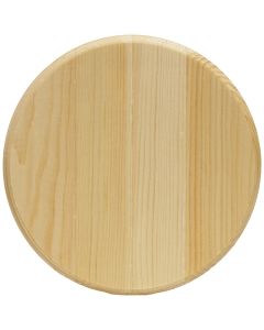 Walnut Hollow Pine Circle Plaque-8"X8"X.63"