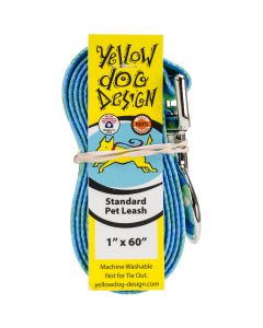 Yellow Dog Design Yellow Dog Lead 1"X60"-Blue & Green Argyle W/Stripes