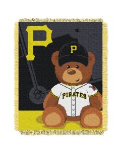 The Northwest Company Pirates  Baby 36x46 Triple Woven Jacquard Throw - Field Bear Series