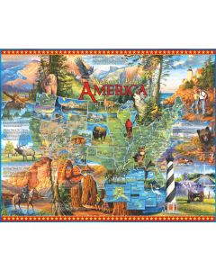 White Mountain Puzzles Jigsaw Puzzle 1000 Pieces 24"X30"-National Parks