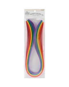 Quilled Creations Quilling Paper Mixed Colors .25" 100/Pkg-Rainbow (6 Colors) - Quilling Paper Mixed Colors .25" 100/Pkg-Rainbow (6 Colors)