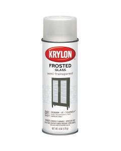 Krylon Frosted Glass Finish Aerosol Spray 6oz-White