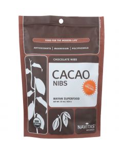 Navitas Naturals Cacao Nibs - Organic - Raw - 16 oz - case of 6