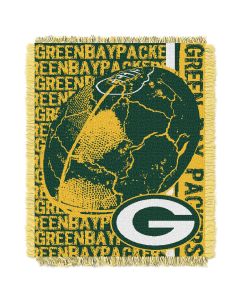 The Northwest Company Packers  48x60 Triple Woven Jacquard Throw - Double Play Series