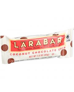 Larabar Fruit and Nut Bar - Coconut Chocolate Chip - 1.6 oz Bars - Case of 16