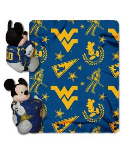 The Northwest Company West Virginia Mickey Hugger with 40x50 Fleece Throw (College) - West Virginia Mickey Hugger with 40x50 Fleece Throw (College)