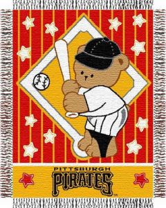 The Northwest Company Pirates baby 36"x 46" Triple Woven Jacquard Throw (MLB) - Pirates baby 36"x 46" Triple Woven Jacquard Throw (MLB)