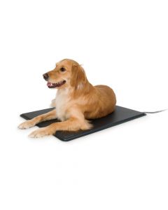 Lectro-Kennel Heated Pad - K&H Pet Products Deluxe Lectro-Kennel Large Gray 11.5" x 18" x 1.5"