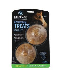 StarMark Everlasting Treat Veggie Chicken 2 pack Medium Brown