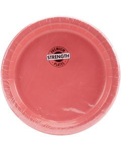 Creative Converting Luncheon Plates 7" 24/Pkg-Coral