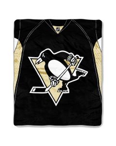 The Northwest Company Penguins 50"x 60" Super Plush Throw (NHL) - Penguins 50"x 60" Super Plush Throw (NHL)