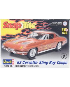 Revell Plastic Model Kit-'63 Corvette Sting Ray Coupe 1:25