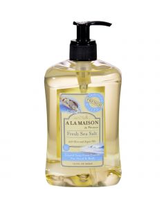 A La Maison French Liquid Soap - Fresh Sea Salt - 16.9 oz