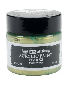 Prima Marketing NEW! Finnabair Art Alchemy Sparks Acrylic Paint 1.7 Fluid Ounces-Fairy Wings