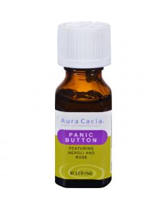 Aura Cacia Essential Solutions Oil Panic Button - 0.5 fl oz