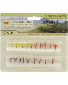 SCP Flower Bushes .5" To .75" 20/Pkg-