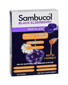 Sambucol Pastilles - Black Elderberry - 20 ct