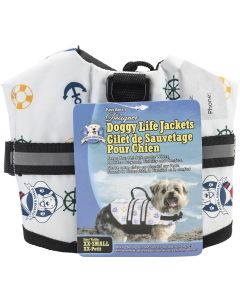 Fido Pet Products Paws Aboard Doggy Life Jacket XXS-Nautical Dog