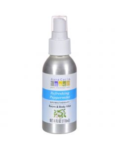 Aura Cacia Aromatherapy Mist Peppermint Harvest - 4 fl oz