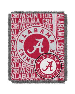 The Northwest Company Alabama College 48x60 Triple Woven Jacquard Throw - Double Play Series