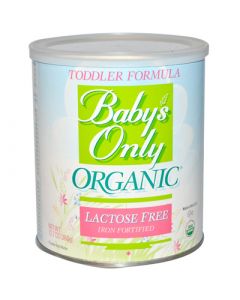 Baby's Only Organics Toddler Formula - Organic Lactose Free - Iron Fortified - Case of 6 - 12.7 oz