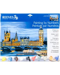 Reeves Paint By Number Kit 12"X16"-Houses Of Parliament