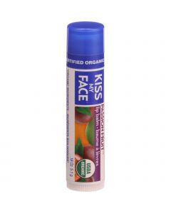 Kiss My Face Organic Lip Balm - Passion Fruit - .18 oz - Case of 24
