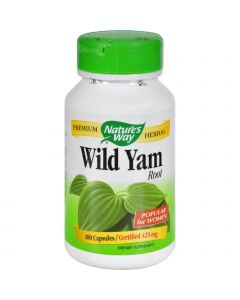 Nature's Way Wild Yam Root - 425 mg - 100 Capsules
