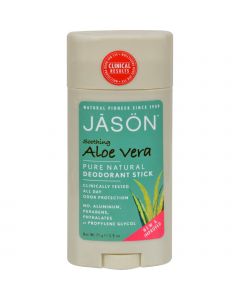 Jason Natural Products Jason Deodorant Stick Pure Natural Aloe Vera - 2.5 oz
