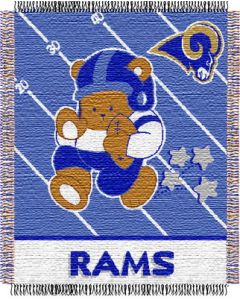 The Northwest Company Rams baby 36"x 46" Triple Woven Jacquard Throw (NFL) - Rams baby 36"x 46" Triple Woven Jacquard Throw (NFL)